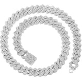Arjin’s MiAMi Silver Cuban Chain Necklace